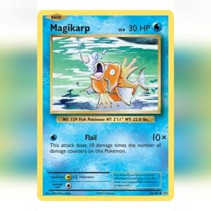 Magikarp Pokemon Card 🔥 30 HP 🟡 33/108